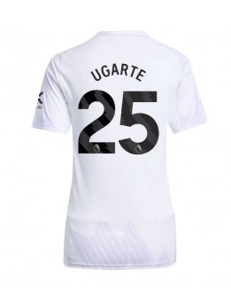 Zenske Futbalové oblečenie Manchester United Manuel Ugarte #25 2025-26 Krátky Rukáv - Preč